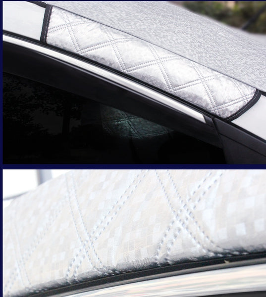 Car snow block front windshield antifreeze cover