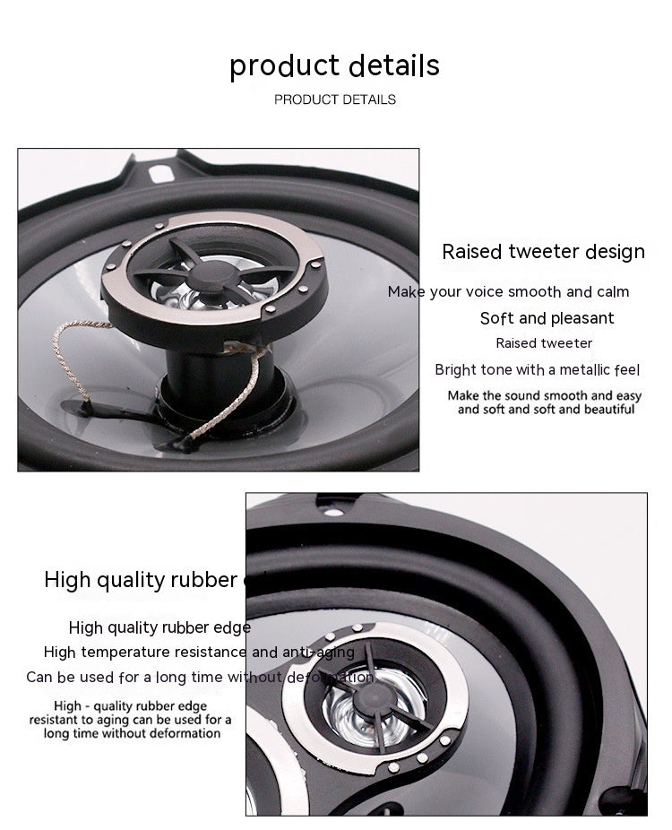 Two-way Coaxial 6-inch Car Audio Speaker